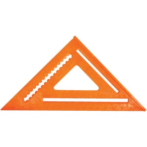 Johnson Level 12 In. Plastic Structo-Cast Rafter Square
