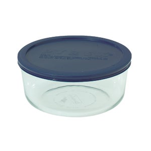Pyrex 7-Cup Round Glass Storage Container w/ Lid