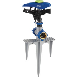Poly & Metal 5800 Sq. Ft. Triple Spike Impulse Sprinkler